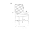 LEIGHLAND DINING CHAIR - LIGHT GREY
