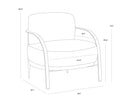 DAPHNE LOUNGE CHAIR - Default Title
