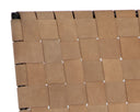 OMARI BARSTOOL - SUEDE LIGHT TAN LEATHER