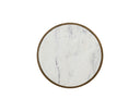ALICENT END TABLE - WHITE MARBLE