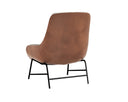 LUCIER LOUNGE CHAIR - BELFAST OATMEAL BRAVO COGNAC