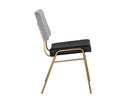 BRINLEY DINING CHAIR - GOLD NIGHTFALL BLACK CHACHA GREY