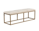 ALLEY BENCH - BURNISHED BRASS PICCOLO PROSECCO