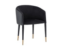 ASHER DINING ARMCHAIR - ABBINGTON BLACK NAPA BLACK