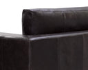 ANAKIN SOFA - LIGHT OAK TUSCANY WARM BLACK LEATHER
