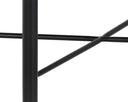 RIZ STOOL - BLACK LEATHER