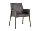 BERNADETTE DINING ARMCHAIR - KENDALL GREY