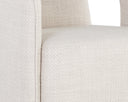 KENDRICK WHEELED DINING ARMCHAIR - MOTO STUCCO