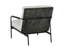 TRISTEN LOUNGE CHAIR - NONO CREAM NONO DARK GREEN