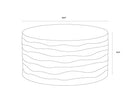 COREY COFFEE TABLE - LARGE BLACK
