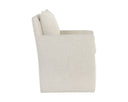 GLENROSE WHEELED DINING ARMCHAIR - EFFIE LINEN