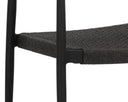 NAVA STACKABLE DINING ARMCHAIR - BLACK