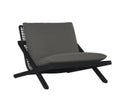 BARI LOUNGE CHAIR - CHARCOAL GRACEBAY GREY