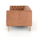 Elysian Williams Leather Sofa - 90 Natural Washed Camel