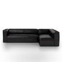 Vesper Sectional - Left Arm Facing Rider Black