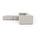 Langham Channeled 3-Piece Sectional - Left Chaise Ottoman Napa Sandstone