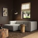 Verity Langham Channeled 2-Piece Sectional - Left Arm Facing Napa Sandstone