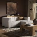 Verity Langham Channeled 2-Piece Sectional - Right Arm Facing Napa Sandstone