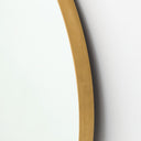 Opulent Bellvue Round Mirror - Polished Brass