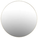 Opulent Bellvue Round Mirror - Polished Brass