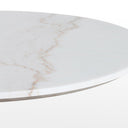 Verity Powell Dining Table - White Marble 42