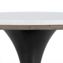 Verity Powell Dining Table - White Marble 42