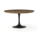 Haven Powell Dining Table - Bright Brass Clad 55