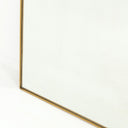 Luxe Bellvue Floor Mirror - Polished Brass