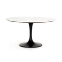 Haven Powell Dining Table - White Marble 55