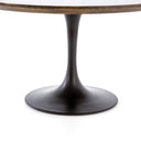 Verity Powell Dining Table - English Brown Oak 55