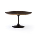 Haven Powell Dining Table - English Brown Oak 55