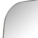 Refined Bellvue Square Mirror - Shiny Steel