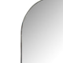 Refined Bellvue Square Mirror - Shiny Steel