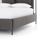 Solara Leigh Upholstered Bed - Queen San Remo Ash
