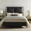 Verity Leigh Upholstered Bed - Queen San Remo Ash