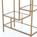 Opulent Helena Brass Bookcase