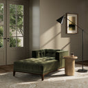 Evermore Dylan Chaise Lounge - Sapphire Olive