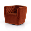 Verity Hanover Swivel Chair - Sapphire Rust