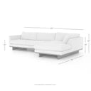 Arista Everly 2-Piece Sectional - Right Chaise 70 Irving Taupe