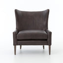 Kensington Wing Chair - Vintage Black
