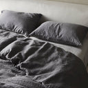 Luxe Haven Sable Sham Set Of 2 - Sable Dark Grey Queen