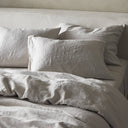 Aria Sable Duvet Cover - Sable Light Grey Queen