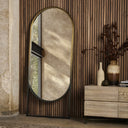 Refined Dawson Floor Mirror - Ombre Brass