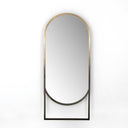 Refined Dawson Floor Mirror - Ombre Brass