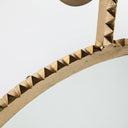 Stylish Cru Large Mirror - Aged Gold