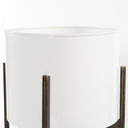 Aveline Planter - White High Gloss