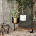 Aveline Planter - Weathered Brass