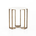 Luxe Naomi Marble End Table