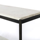 Aveline Small Console Table - Hammered Grey