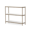 Solara Felix Small Console Table - Antique Brass